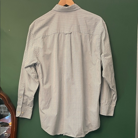 Pendleton Broadway Cloth Mens L Blue and White Checkered Button-Down Shirt - Picture 7 of 7